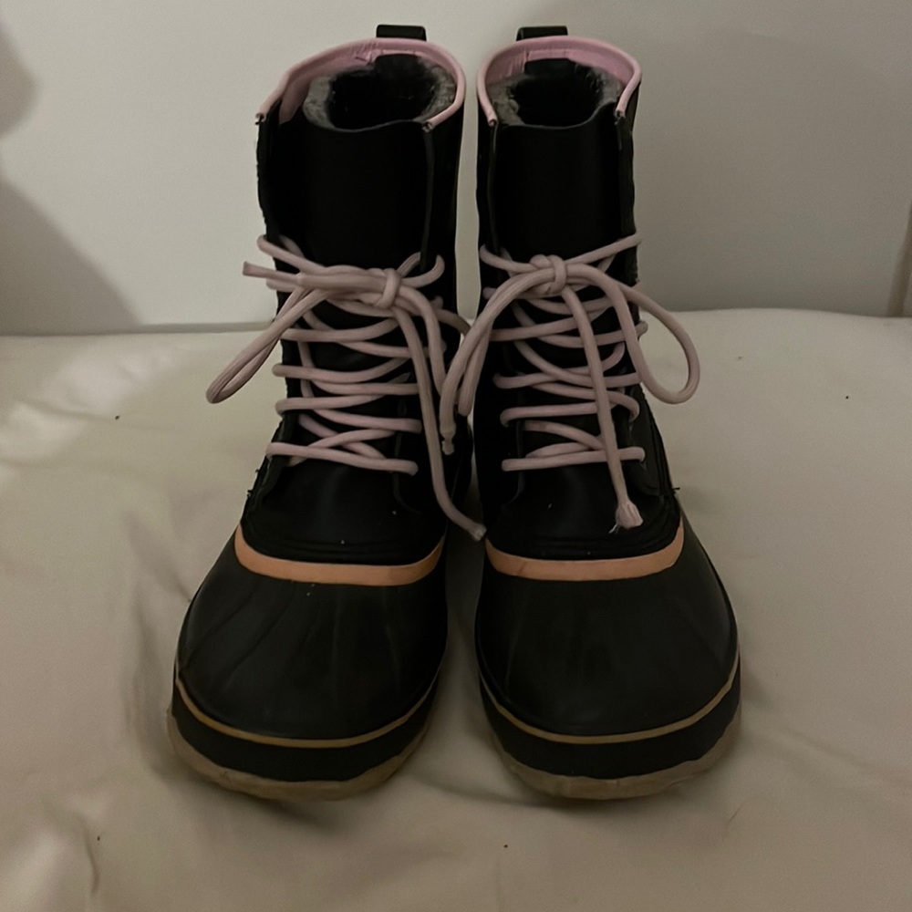 SOREL waterproof Women's NL1330-010 1964 Premium Boots US 10 Black winter Boots